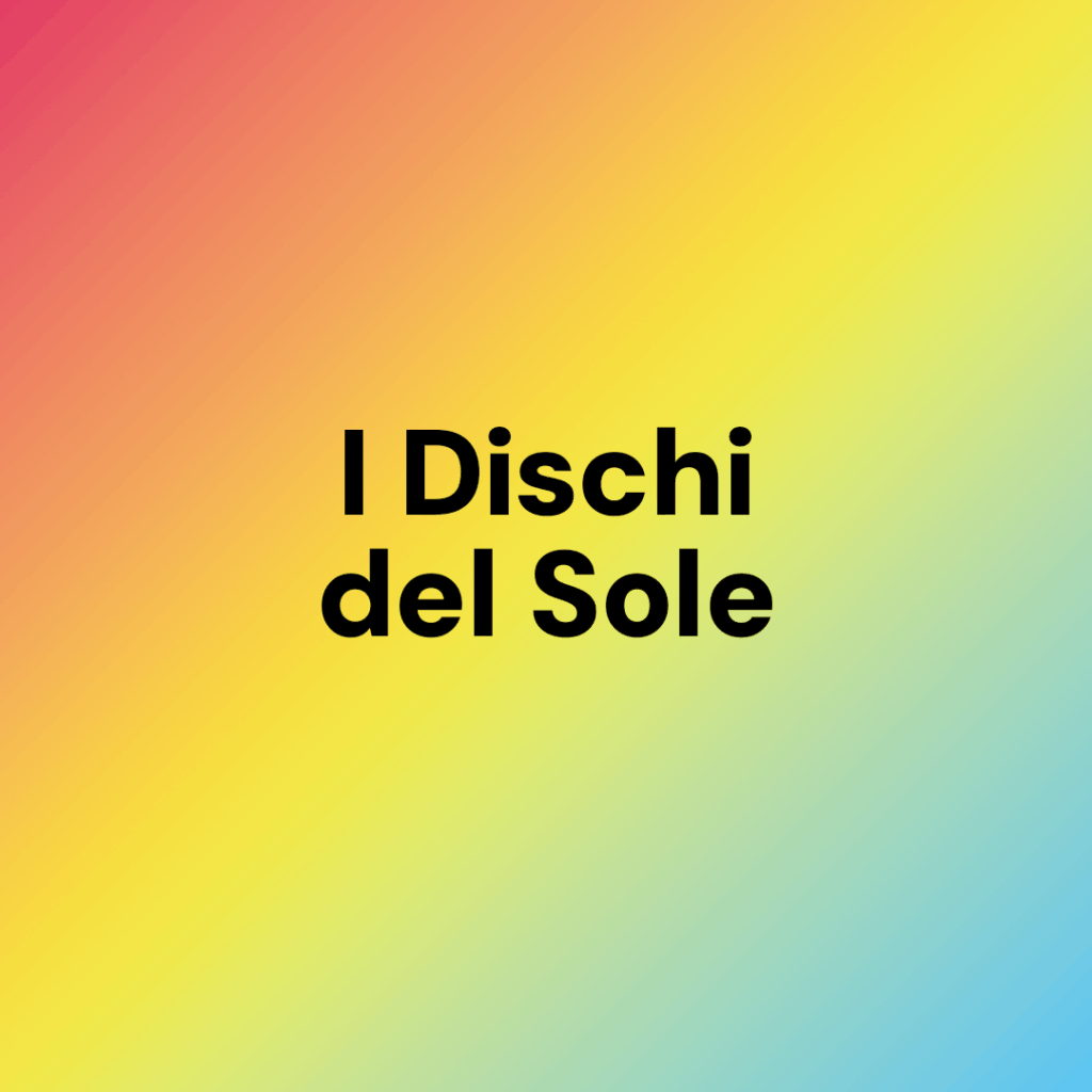 “I dischi del sole” è una prestigiosa etichetta nata a Milano a inizi anni ’60 con l’intento di far conoscere un vasto repertorio di musica popolare.