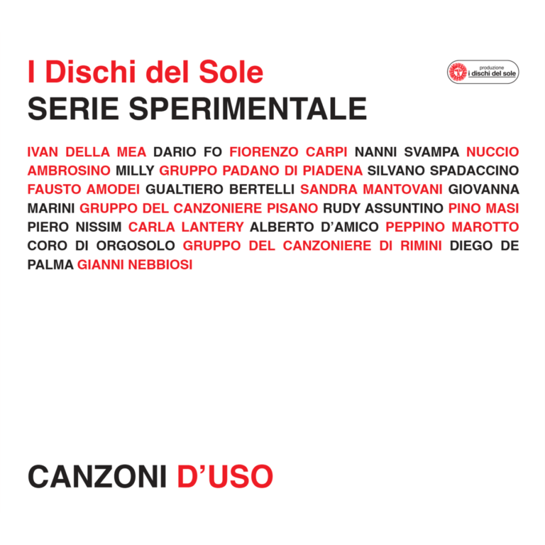 BR128554408-2 I Dischi del Sole. Serie Sperimentale