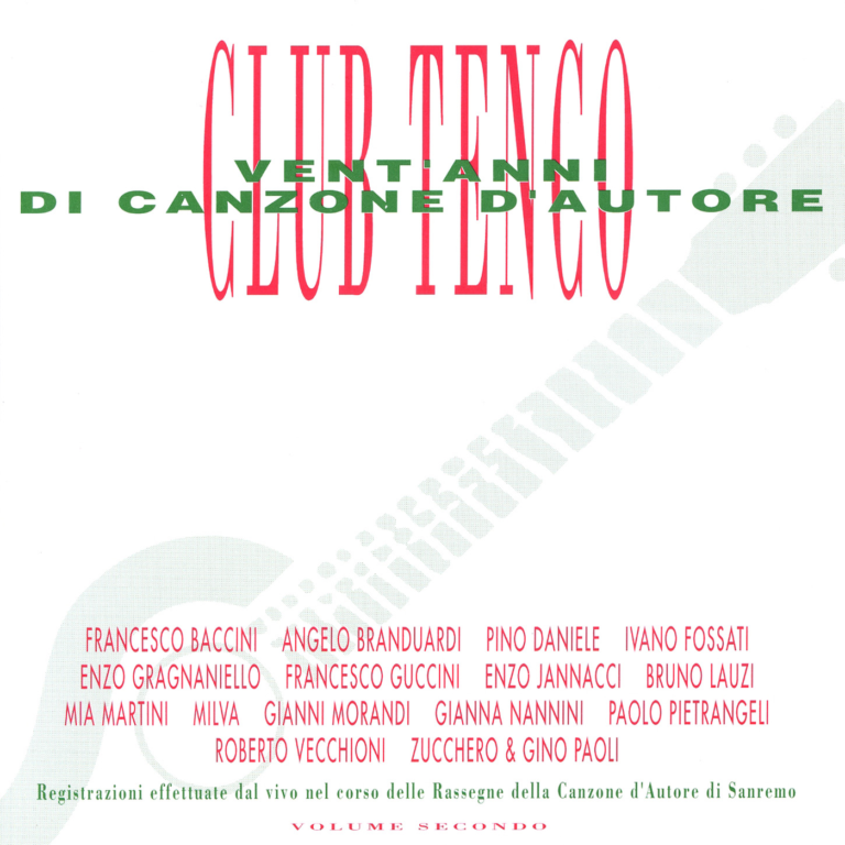 DDCT128553726-2 Club Tenco. Vent'anni di canzone d'autore. I Dischi del Club Tenco